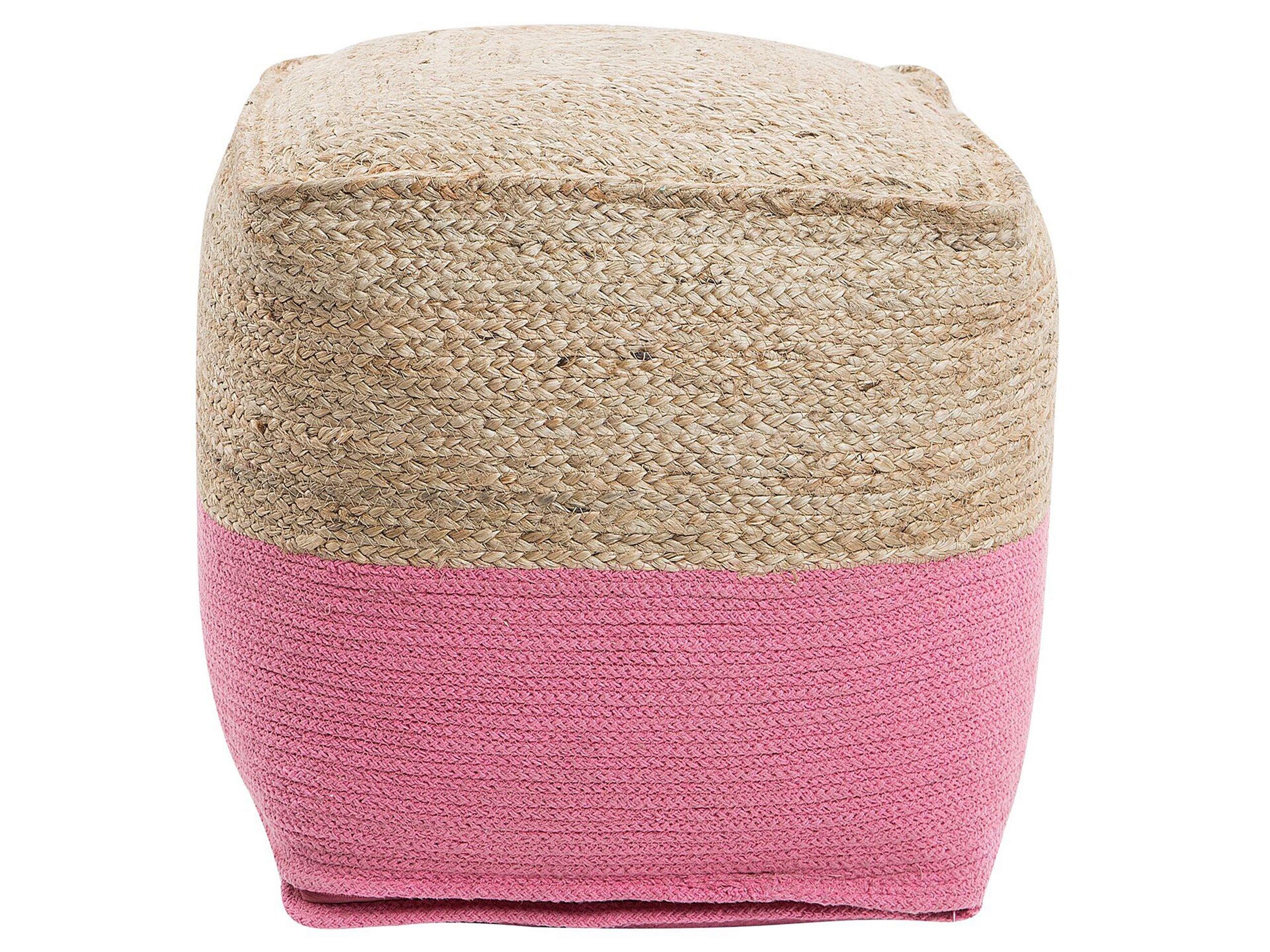 Beliani Pouf en Coton Scandinave KIRAMA  