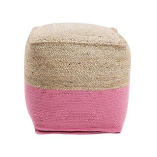 Beliani Pouf en Coton Scandinave KIRAMA  