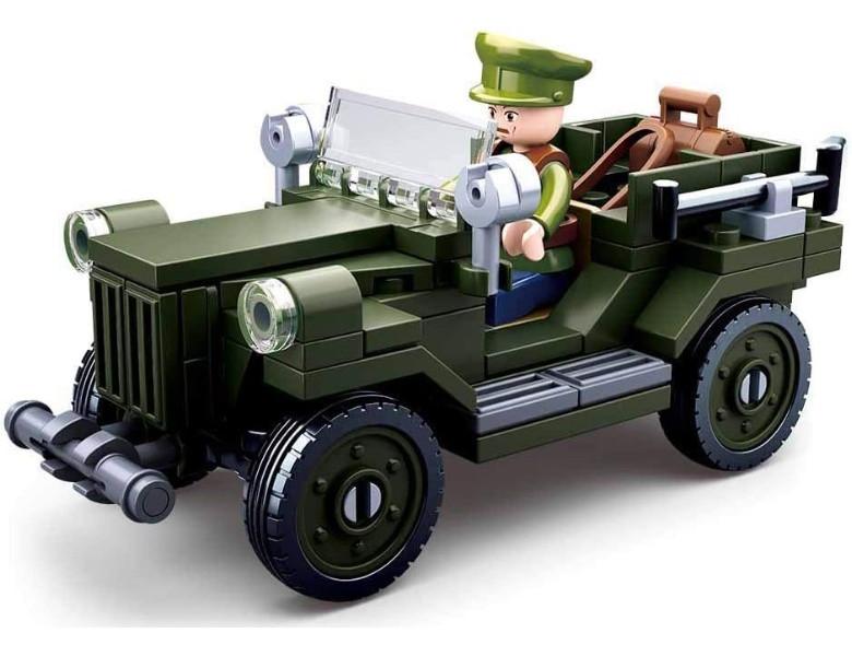 Sluban  Army WWII – GAZ-67 Allied Car (112Teile) 