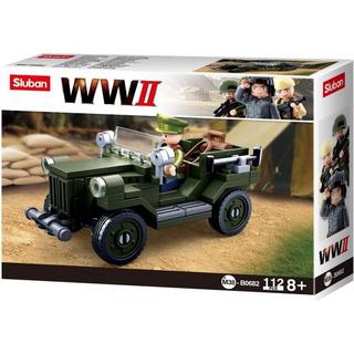 Sluban  Army WWII – GAZ-67 Allied Car (112Teile) 