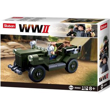 Army WWII – GAZ-67 Allied Car (112Teile)