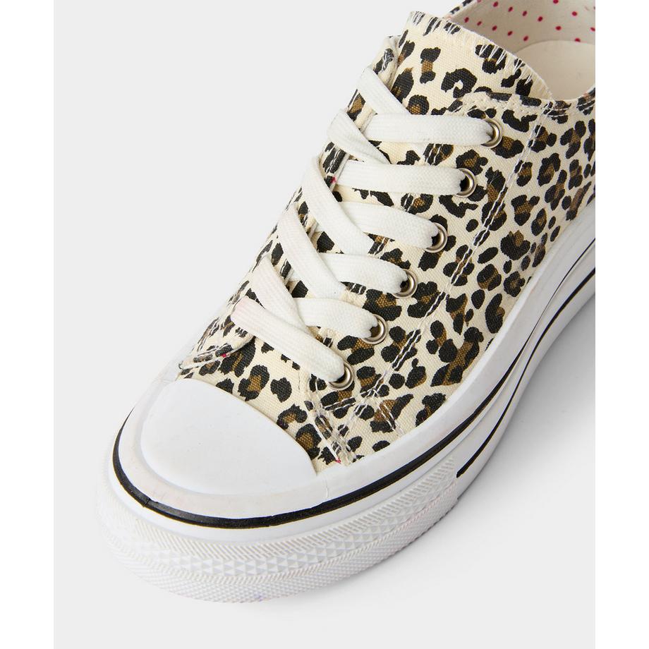 Joe Browns Plateau Canvas Schuhe Tiermuster  