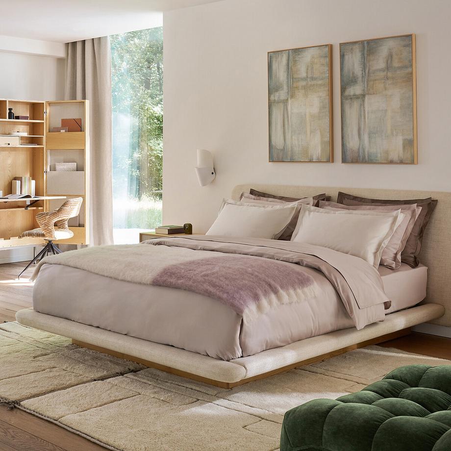 AM.PM Plaid bicolore en laine et polyamide  