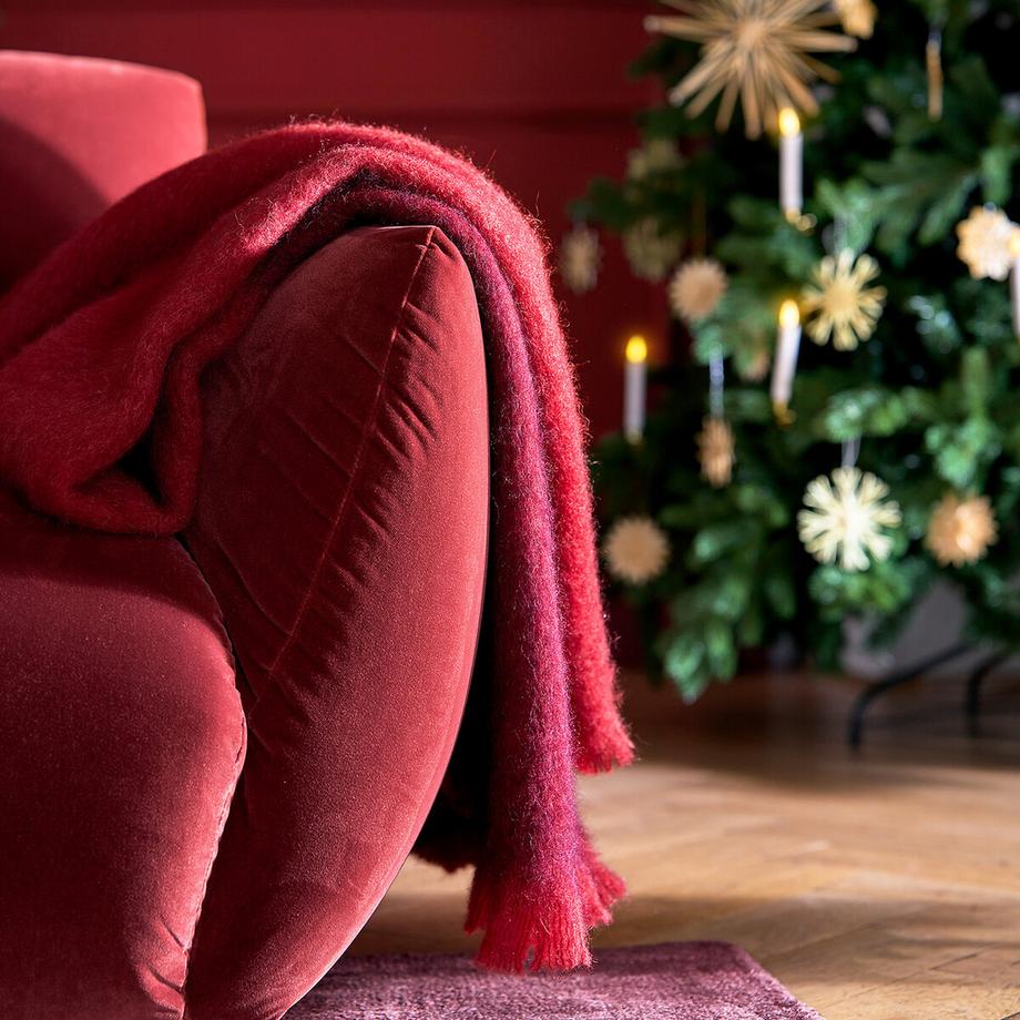 AM.PM Plaid bicolore en laine et polyamide  