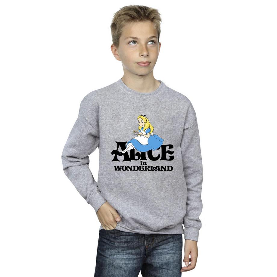 Disney  Alice In Wonderland Tea Drinker Sweatshirt 