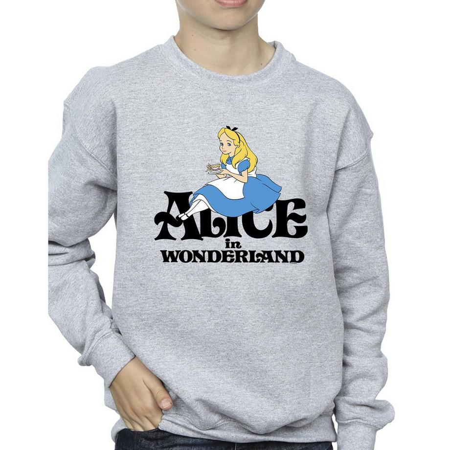 Disney  Alice In Wonderland Tea Drinker Sweatshirt 