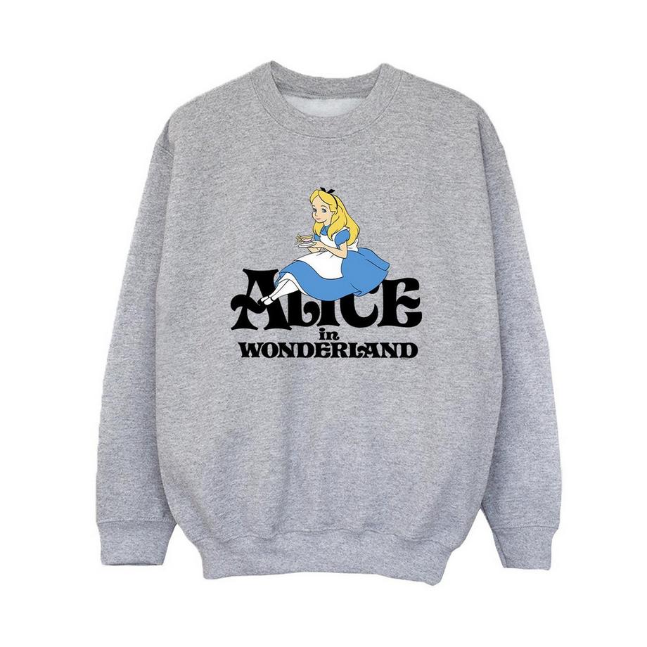 Disney  Alice In Wonderland Tea Drinker Sweatshirt 