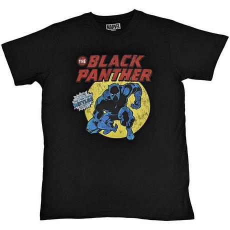 Black Panther Black Panther T-Shirt Imprimé Graphique Pose d'Action  