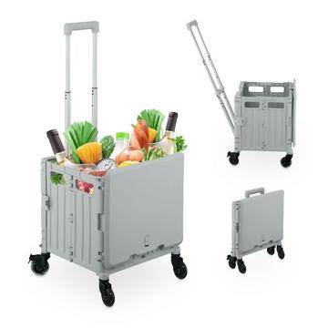 Chariot de courses avec capot