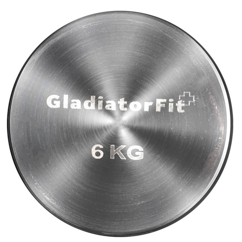 GladiatorFit  GladiatorFit Chrom-Rundhanteln (2er-Set) 