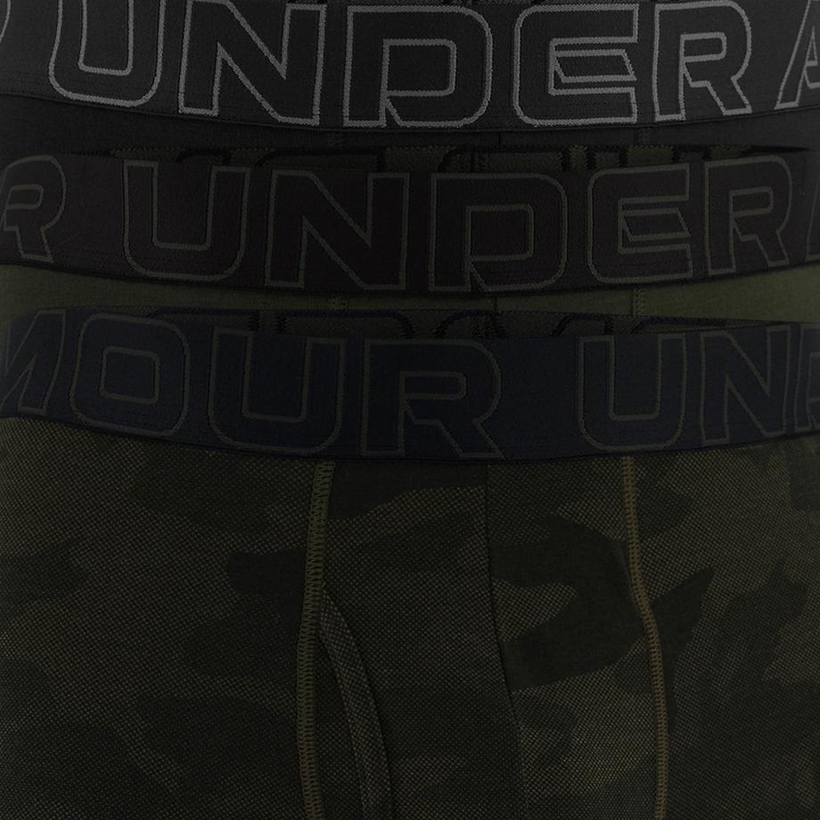 UNDER ARMOUR Boxer Performance Cotton 6 Pouces Lot de 3  