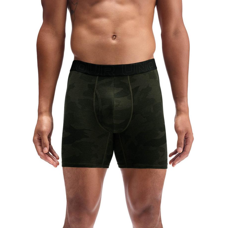 UNDER ARMOUR Boxer Performance Cotton 6 Pouces Lot de 3  