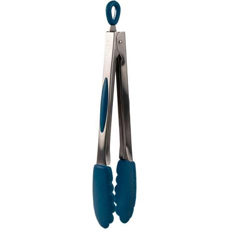 mastrad  Küchenzange Edelstahl & Silikon 30cm Blau 