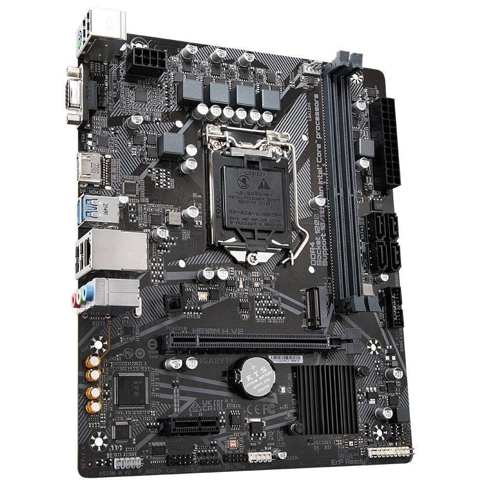 Gigabyte  H510M H V2 Motherboard Intel H510 Express LGA 1200 (Socket H5) micro ATX 