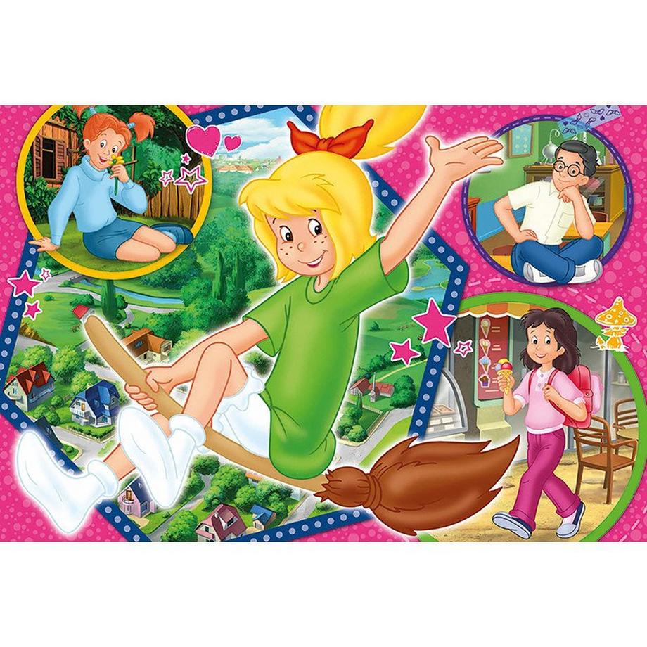 Schmidt  Puzzle Bibi Blocksberg, Hex-Hex (100Teile) 