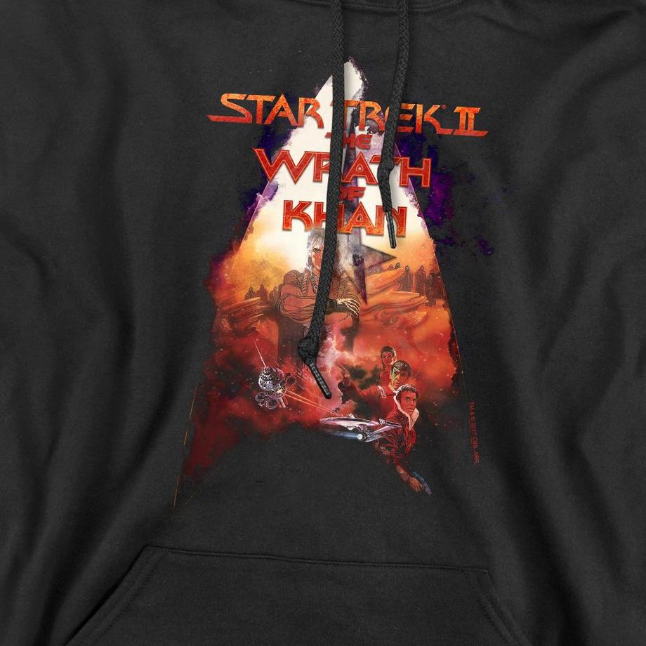 Star Trek The Wrath of Khan Felpa con cappuccio  