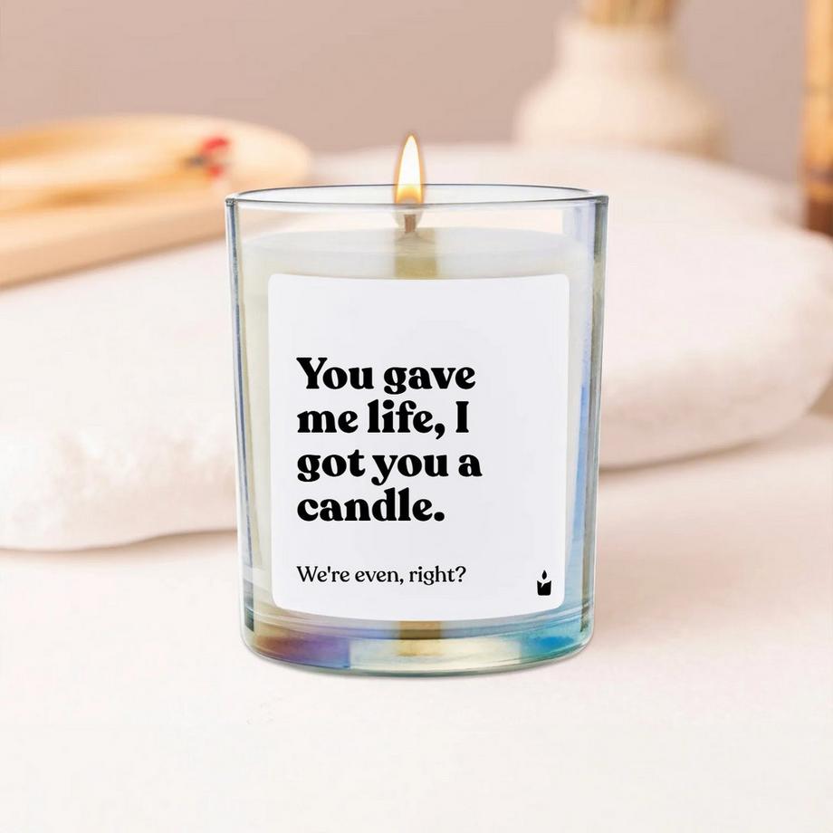 CandleHand Duftkerze Flowery You gave me life, I got you a candle.  