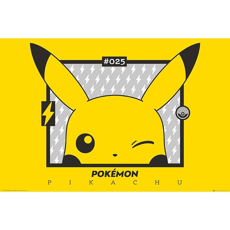 GB Eye Poster - Gerollt und mit Folie versehen - Pokemon - Pikachu  