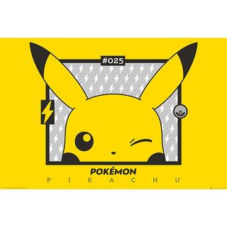 GB Eye Poster - Gerollt und mit Folie versehen - Pokemon - Pikachu  