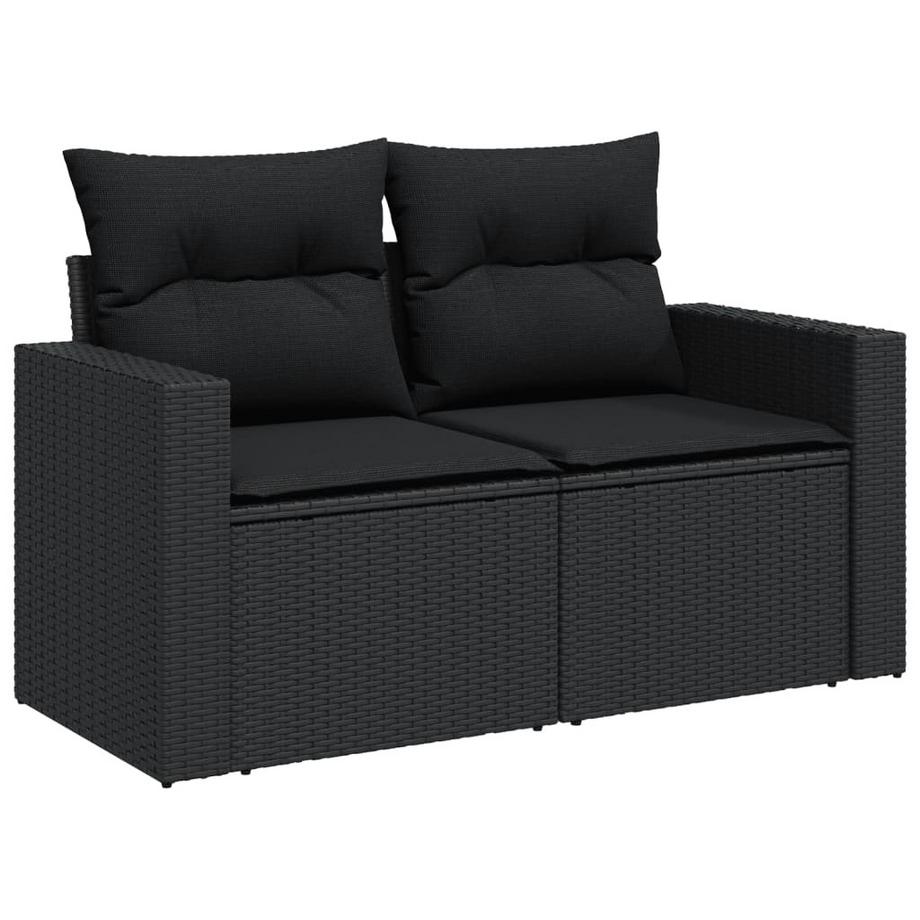 VidaXL set di divani da giardino Polirattan  