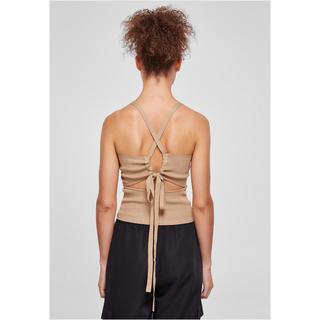 URBAN CLASSICS  Débardeur à dos croisé tricoté femme  Rib 