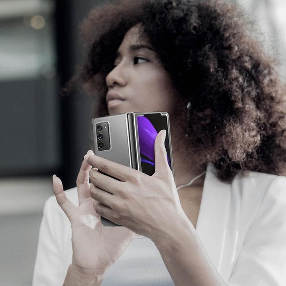 Avizar  Coque Crystal Samsung Galaxy Z Fold 2 