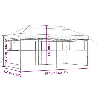 VidaXL tenda per feste Poliestere  