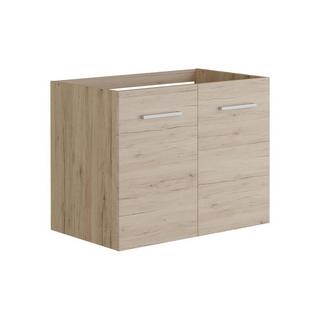 Vente-unique Meuble sous vasque suspendu - Coloris naturel clair - L60 cm - LAURINE II  