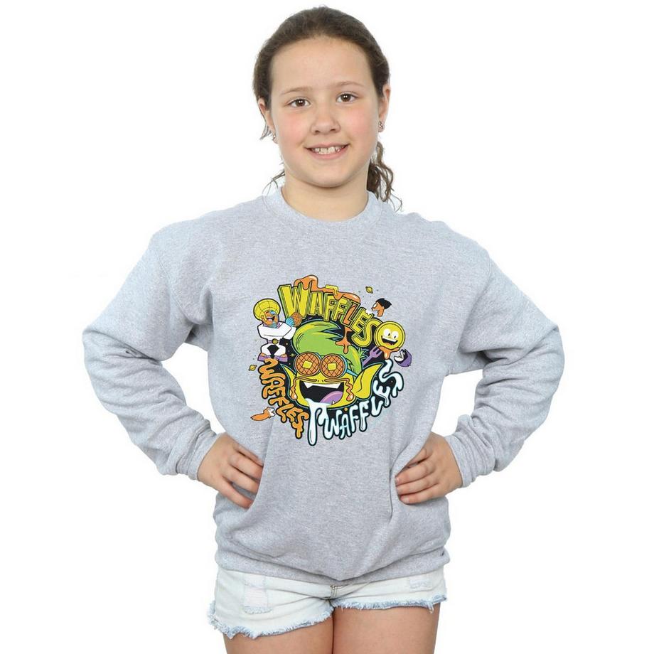 DC COMICS  Teen Titans Go Waffle Mania Sweatshirt 