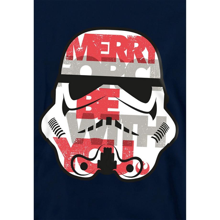 STAR WARS  Merry Force Be With You Felpa Con Cappuccio Natale Stormtrooper 