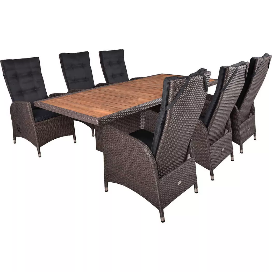 mutoni pleasure - Garten Essgruppe Braga I (7-tlg), One Size