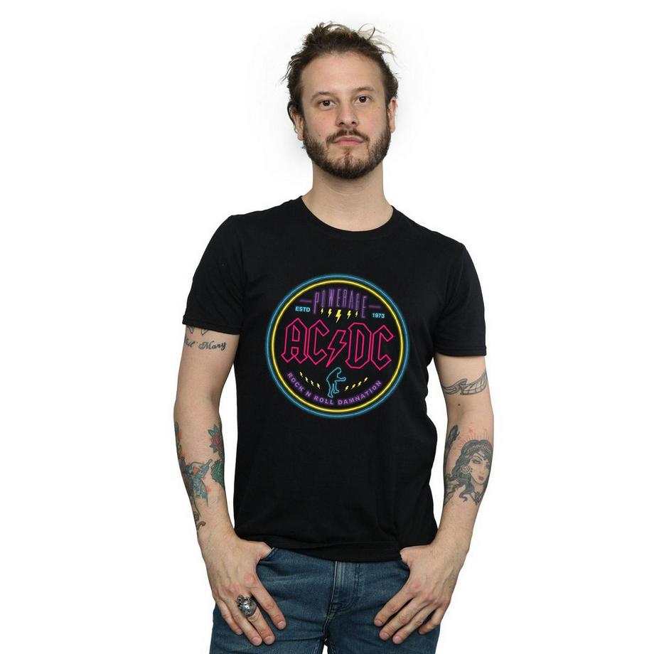 AC/DC ACDC Powerage Neon Logo T-Shirt  
