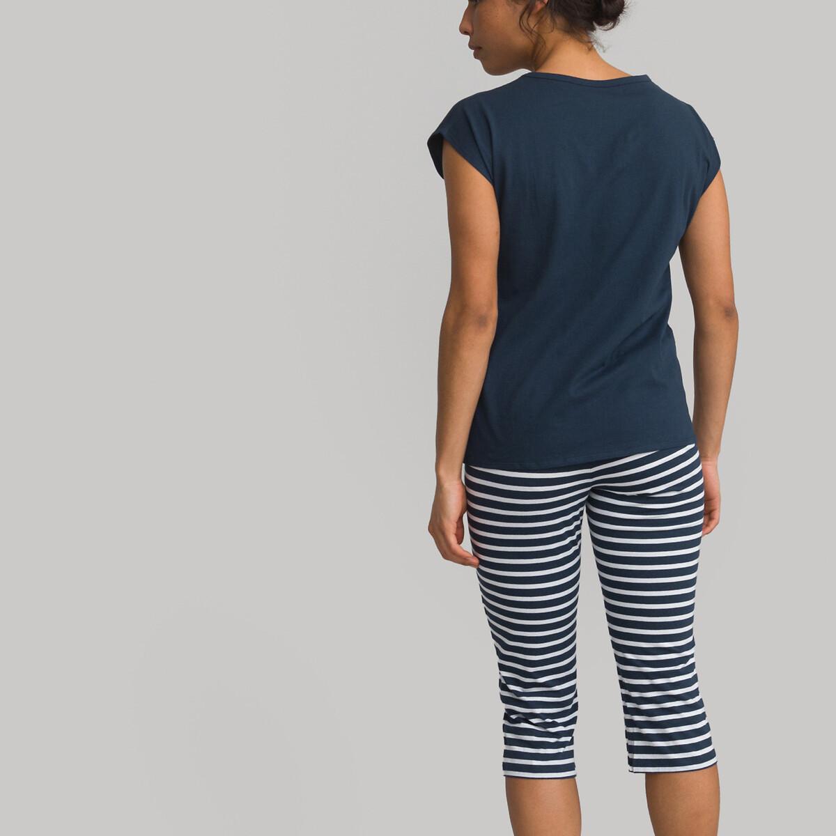 La Redoute Collections  Kurzer Pyjama aus Baumwoll-Jersey 