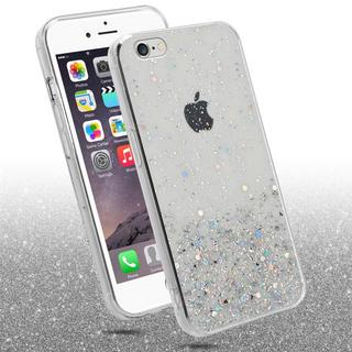 Cadorabo  Hülle für Apple iPhone 6 PLUS  6S PLUS TPU Silikon mit funkelnden Glitter 