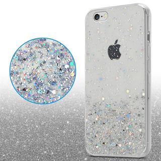 Cadorabo  Hülle für Apple iPhone 6 PLUS  6S PLUS TPU Silikon mit funkelnden Glitter 