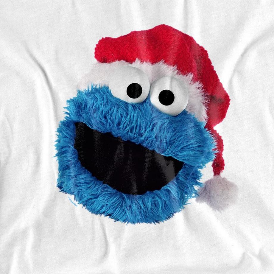 Sesame Street T-Shirt à Manches Longues Motif de Noël  