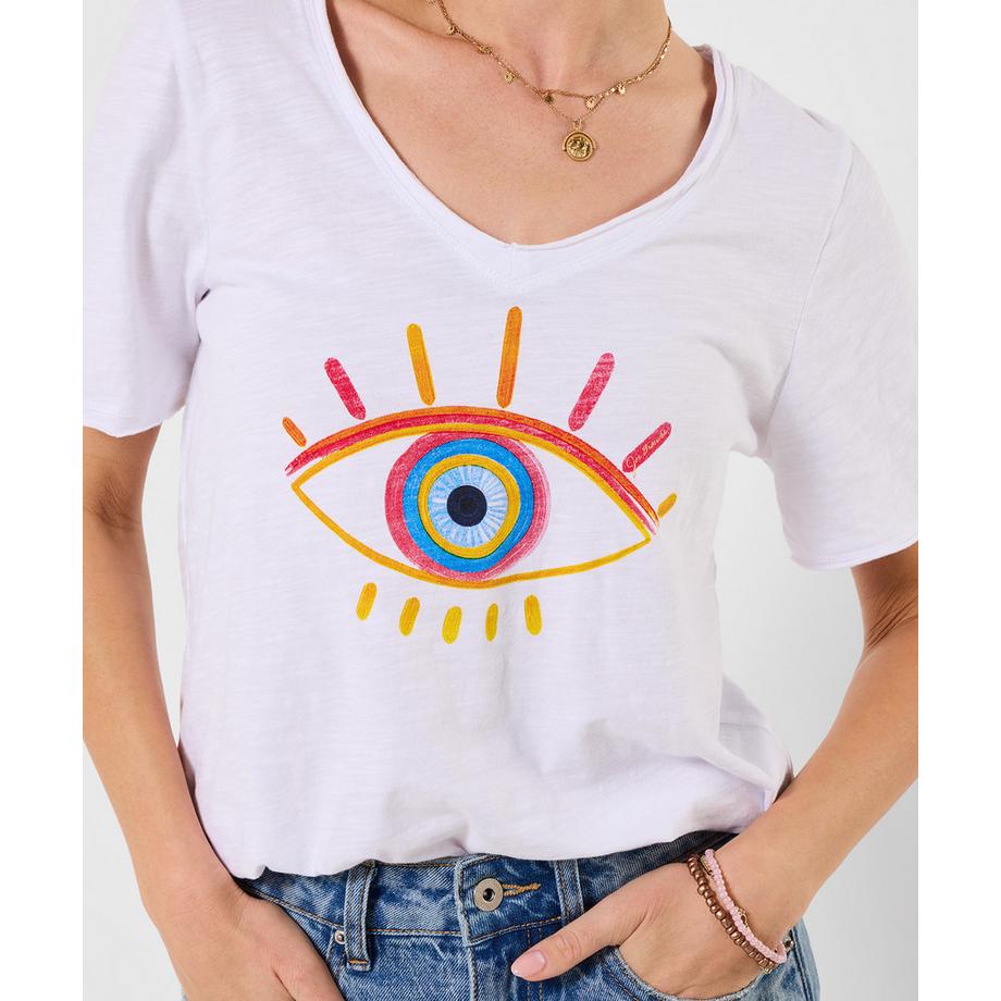 Joe Browns T-Shirt mit Augenmotiv  