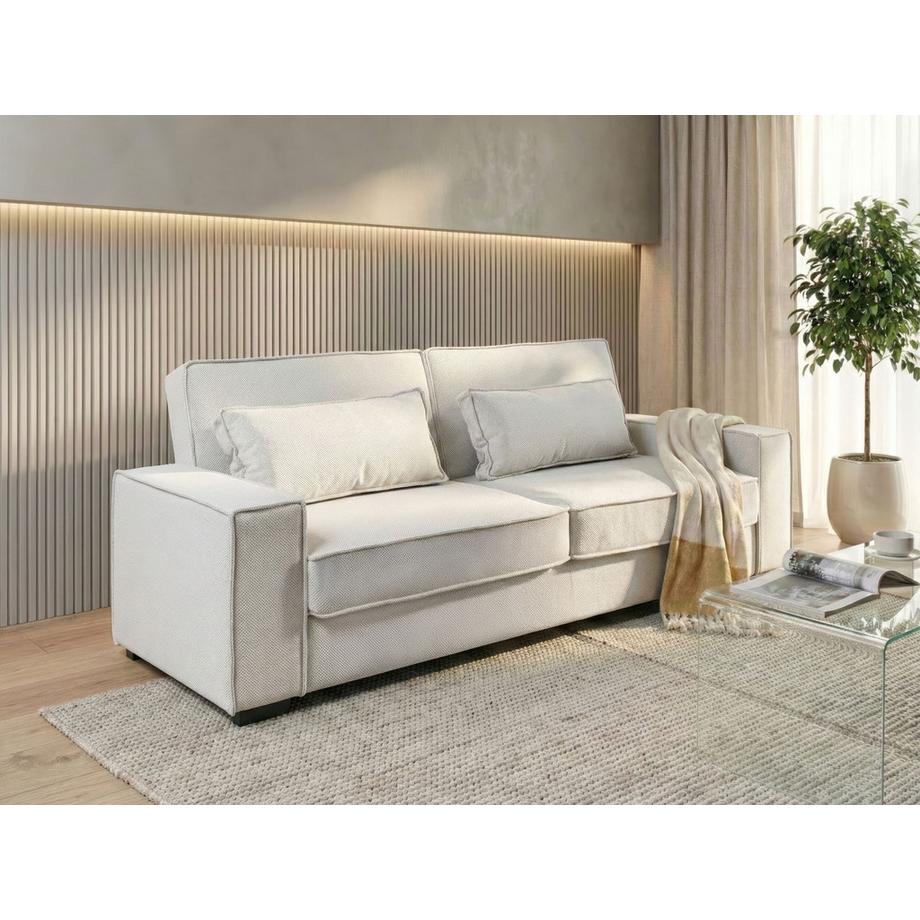 Beliani Canapé-lit en Tissu Moderne AROLE  
