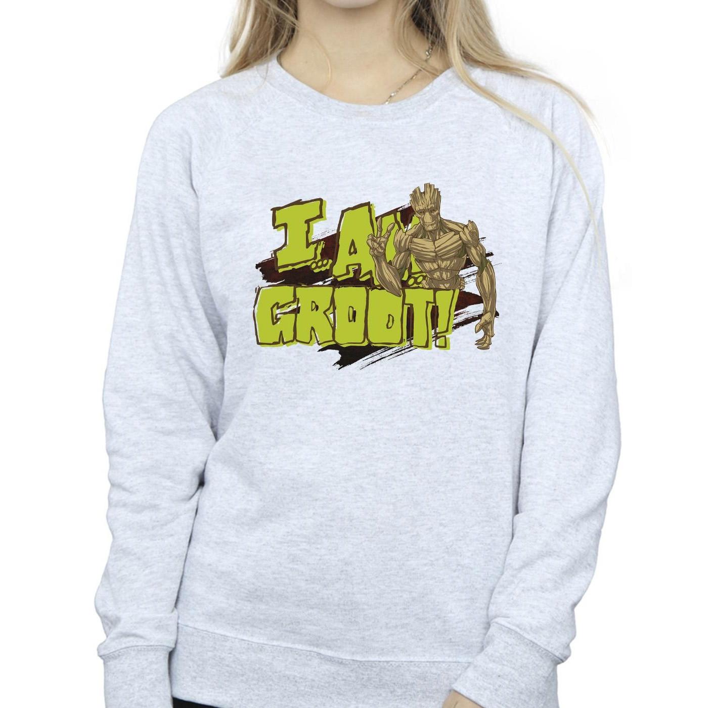 Guardians Of The Galaxy I Am Groot Sweatshirt  