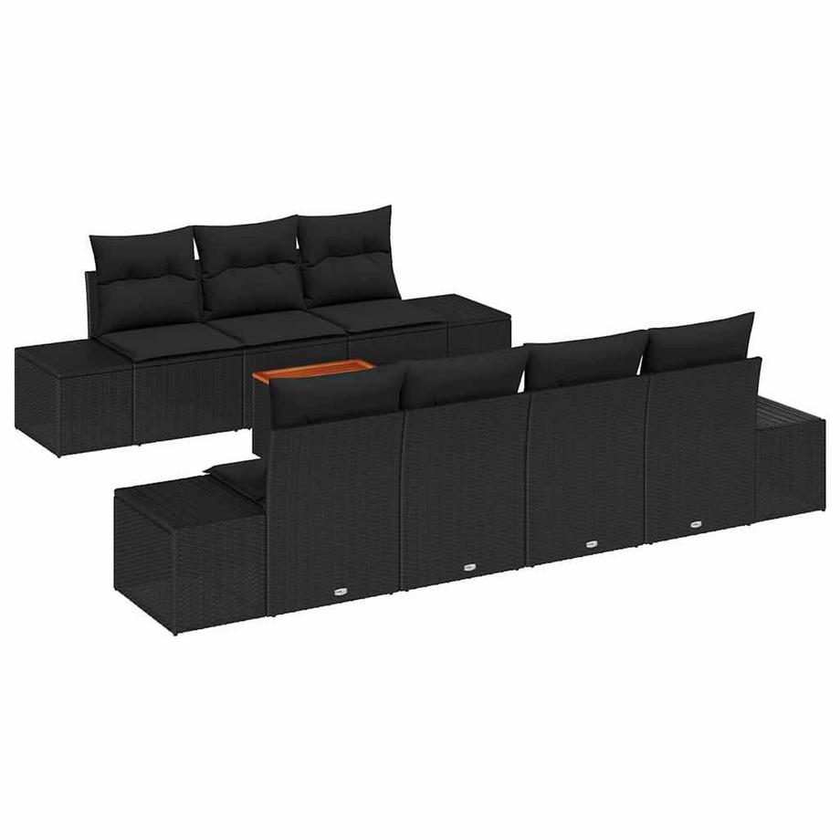 VidaXL Garten-sofa poly-rattan  