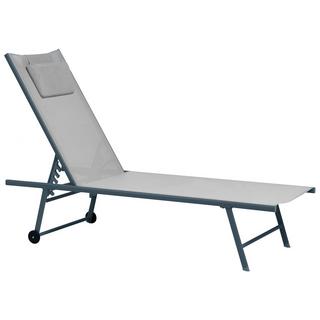 Beliani Gartenliege 2er Set aus Stahl Modern SORONI  