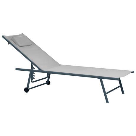 Beliani Gartenliege 2er Set aus Stahl Modern SORONI  