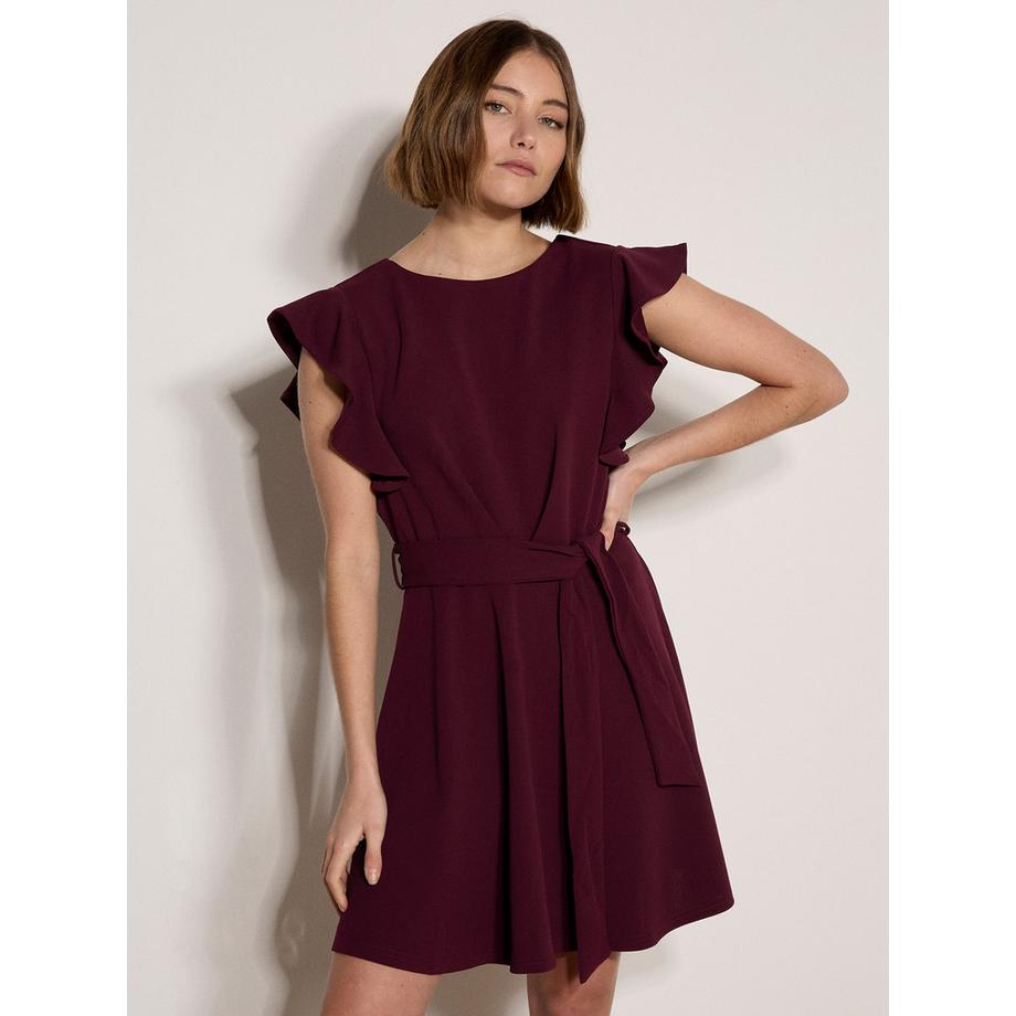 Mini-Kleid aus Jersey-Crêpe