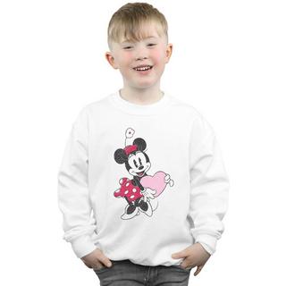 Disney  Minnie Mouse Love Heart Sweatshirt 