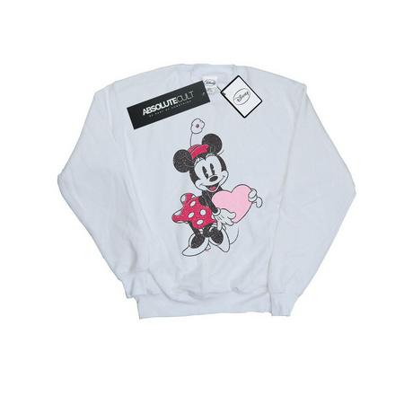 Disney  Minnie Mouse Love Heart Sweatshirt 