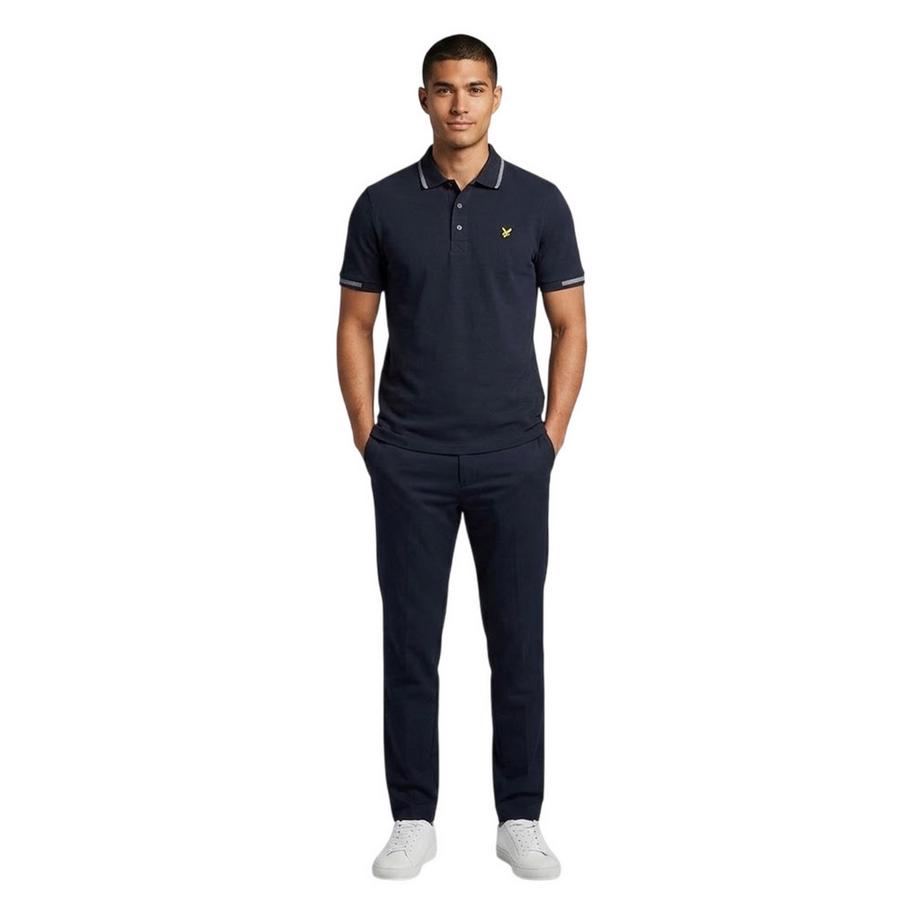 LYLE & SCOTT Maglietta Polo con Striscia a Contrasto  