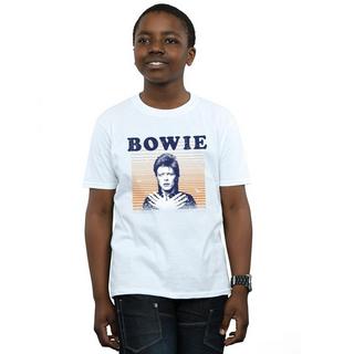 David Bowie  Tshirt ORANGE STRIPES 