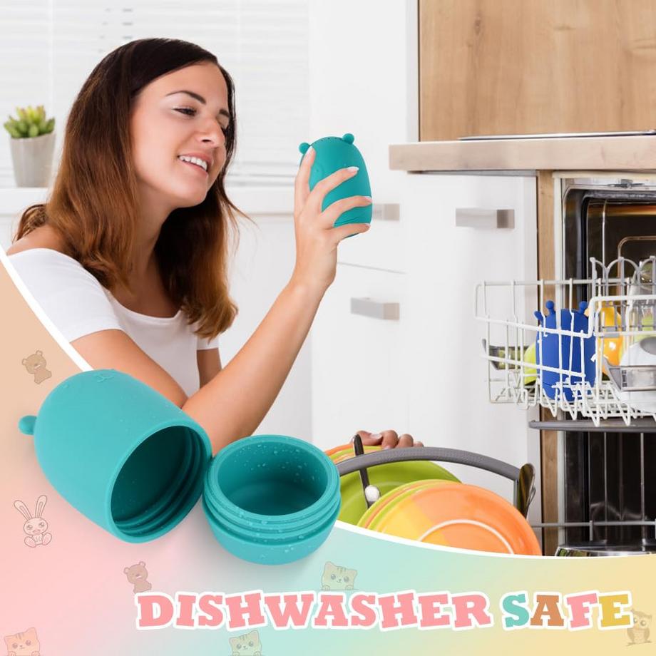 Activity-board  Jouets de bain, jouets de bain en silicone 7 pièces, jouets d'eau pour bébé sans BPA 