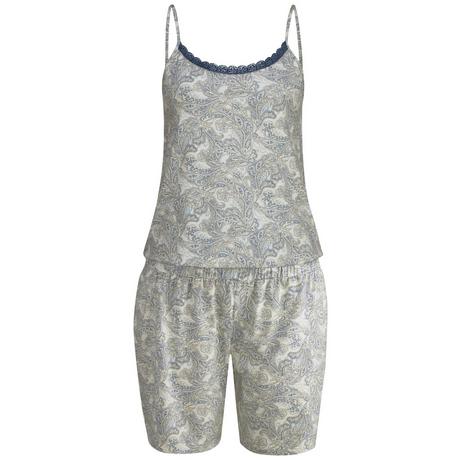 ISA Paisley Print Tuta con Spalline Sottili  