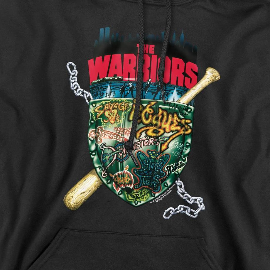 The Warriors Felpa Con Cappuccio Scudo  